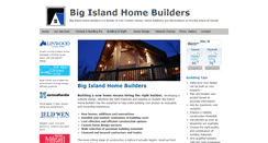 Desktop Screenshot of bigislandhomebuilder.com